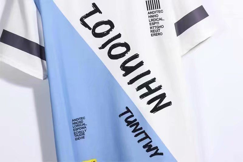 Ropa de hombre Camiseta de verano de manga corta para hombre, moderna y atractiva, un conjunto de ropa a juego, trajes casuales juveniles, ropa de verano para hombre_voghion.com