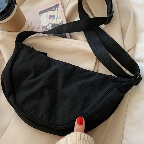 Nuova borsa a tracolla da donna, alla moda, casual, in nylon, versatile, leggera, piccola, in tessuto._voghion.com