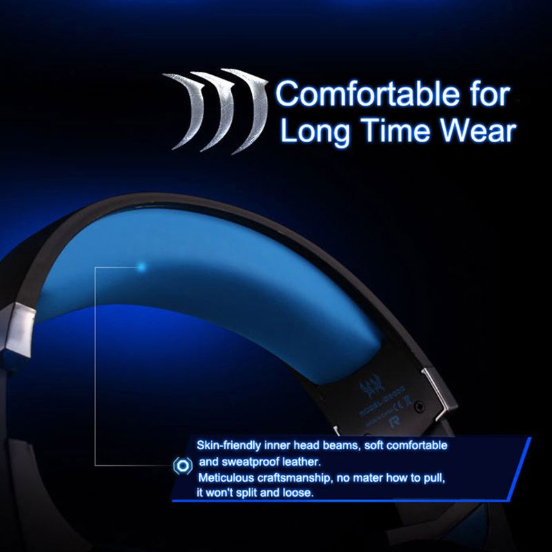 G2000 Gaming Headset Deep Bass Stereo Wired Headphone Glowing Earphone With Microphone For PS5 PS4 XBOX Laptop Computer_voghion.com