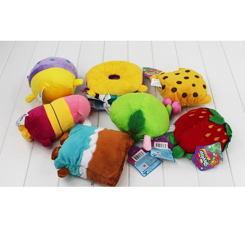 Plush Toys Family Fruit Chocolate Strawberry Watermelon Lipstick And Cake_voghion.com