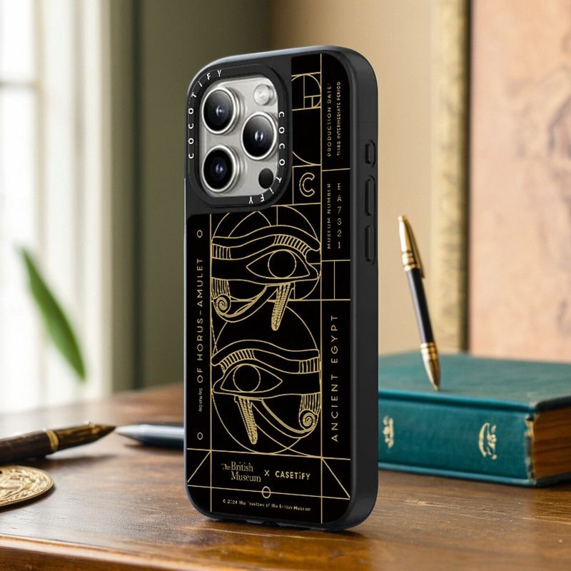 Neprekosljivo kakovostno ohišje za mobilni telefon za iPhone, ime spoja, Britanski muzej, egipčanska kultura, primerno za iPhone 16, ogledalo_voghion.com