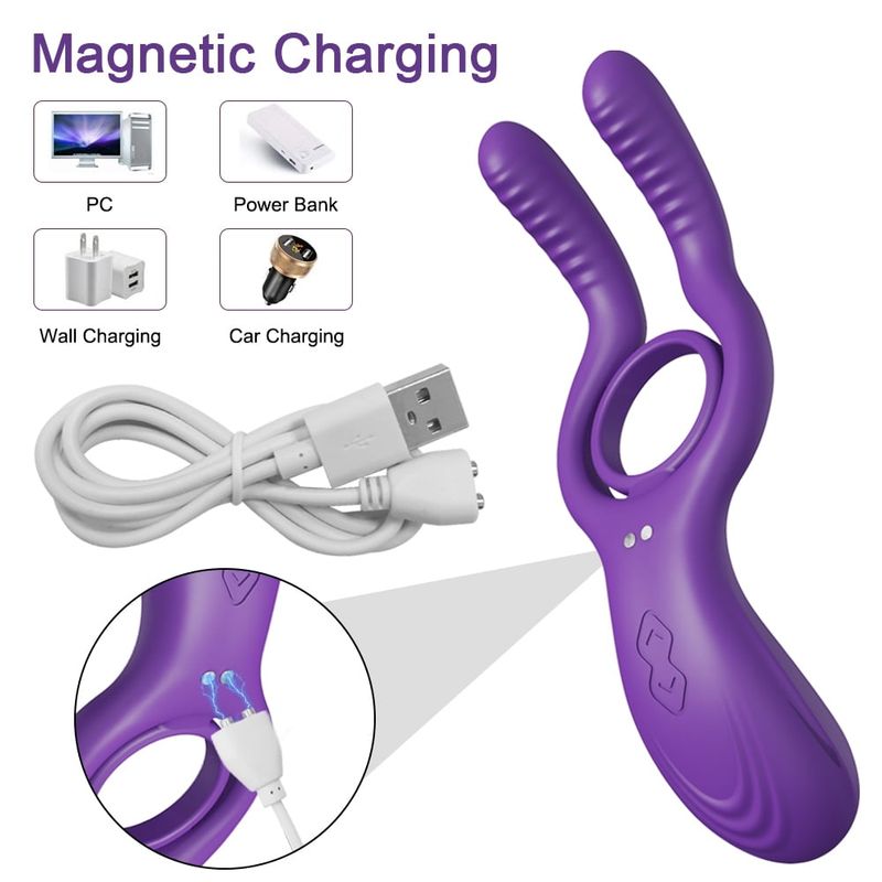 TLUDA Vibrationsring, leistungsstarker Vibrator, Klitorisstimulator, Prostatavibrator für Sex, G-Punkt-Vibrator für Frauen und Männer_voghion.com