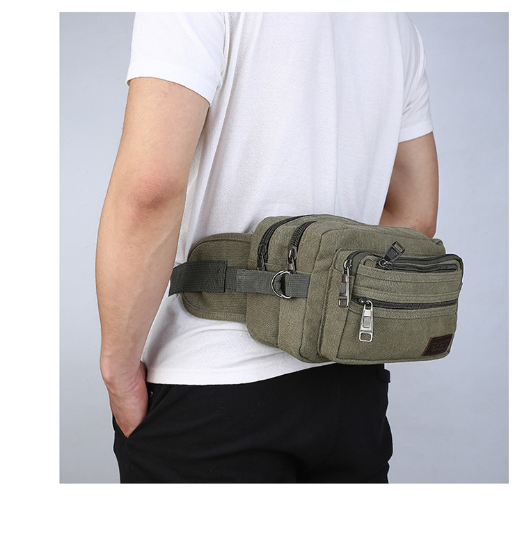 Neue Outdoor-Mode Sport Taille Tasche Multi-Use männer Atmungsaktive Leinwand Taille Tasche Radfahren Taktik männer Taille Tasche handy Tasche_voghion.com