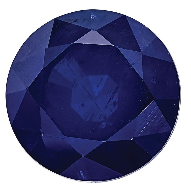 Blue Sapphire A Quality 5.5mm Round_voghion.com