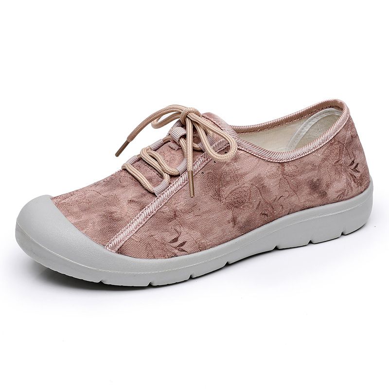 Spring Autumn Old Beijing Cloth Fashionable Casual Soft Soled Mother's Versatile, Breathable Comfortable One Step_voghion.com