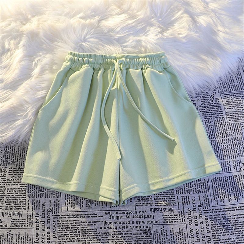 Women's Clothing Sports Shorts Ladies Loose Home Pajamas Wear Thin_voghion.com