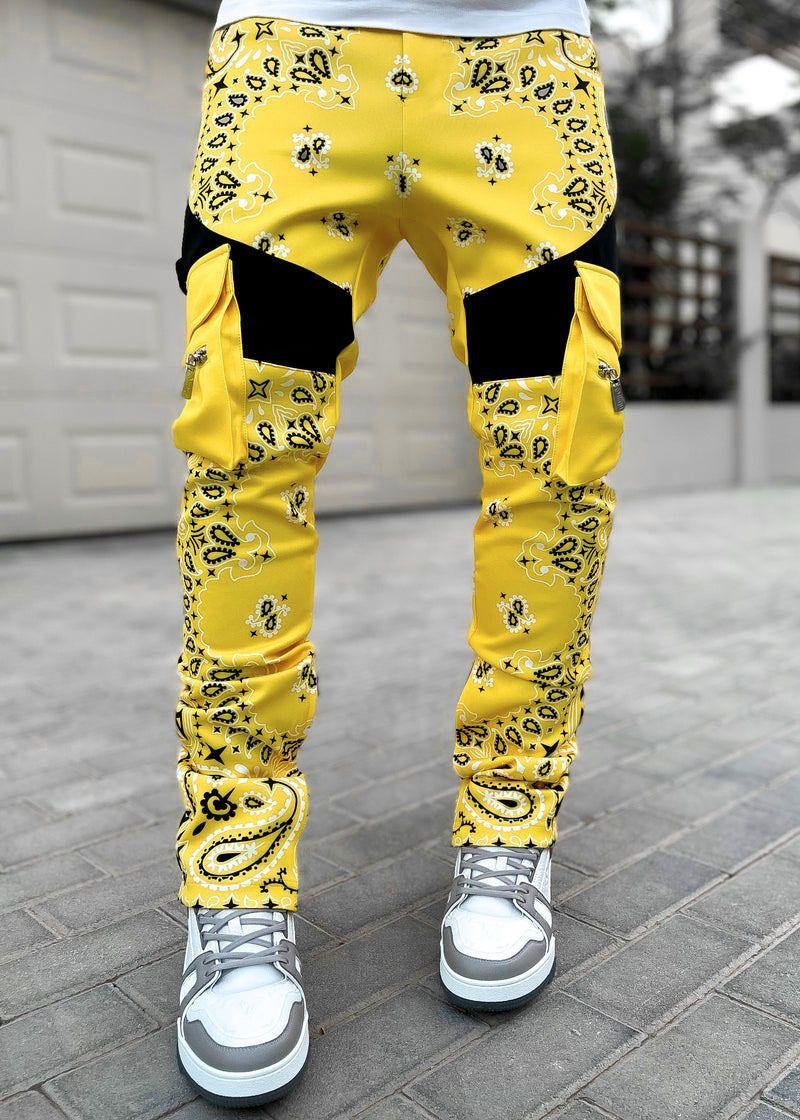 Men's clothing Casual Sports Haren pants Baggy high street hip hop overalls_voghion.com