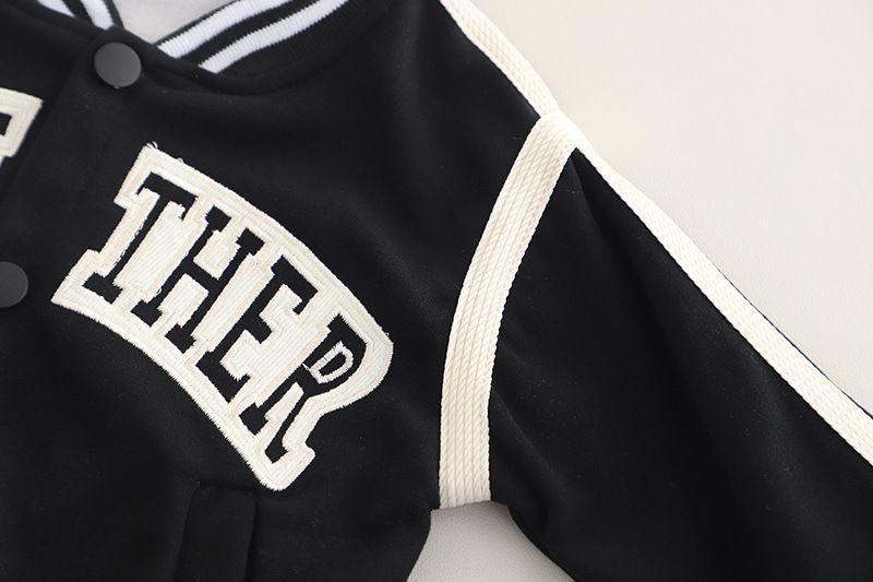 Boys' Baseball Spring Autumn 2025 New Edition, Double Layered Baby Jacket For Small And Medium Sized Children In Spring,_voghion.com