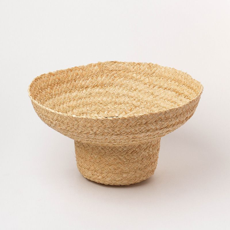 Cappelli estivi francesi alla moda in rafia per le donne, cappello piatto e cadente retrò, fatto a mano, protezione solare per esterni, spiaggia, spiaggia_voghion.com
