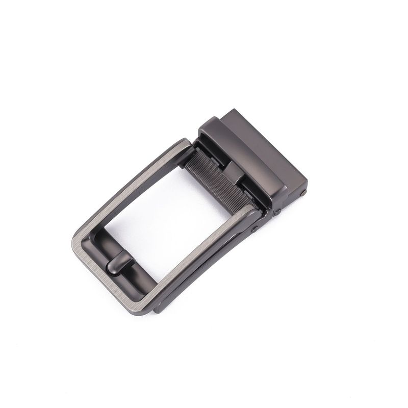 Men's Korean Style Leather Belt - Automatic Buckle For Business & Casual Wear_voghion.com