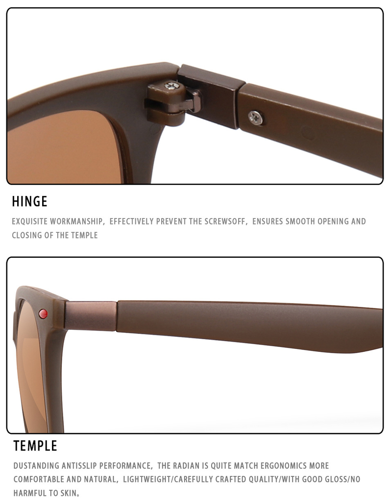 P21 Karsti pārdodu vīriešu polarizētās saulesbrilles Āra makšķerēšana Vadītāja spogulis Polarizēts_voghion.com