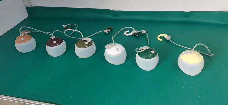Lampă de camping portabilă din silicon cu încărcare USB multifuncțională pentru cort și exterior, noua lampă LED pentru cal_voghion.com