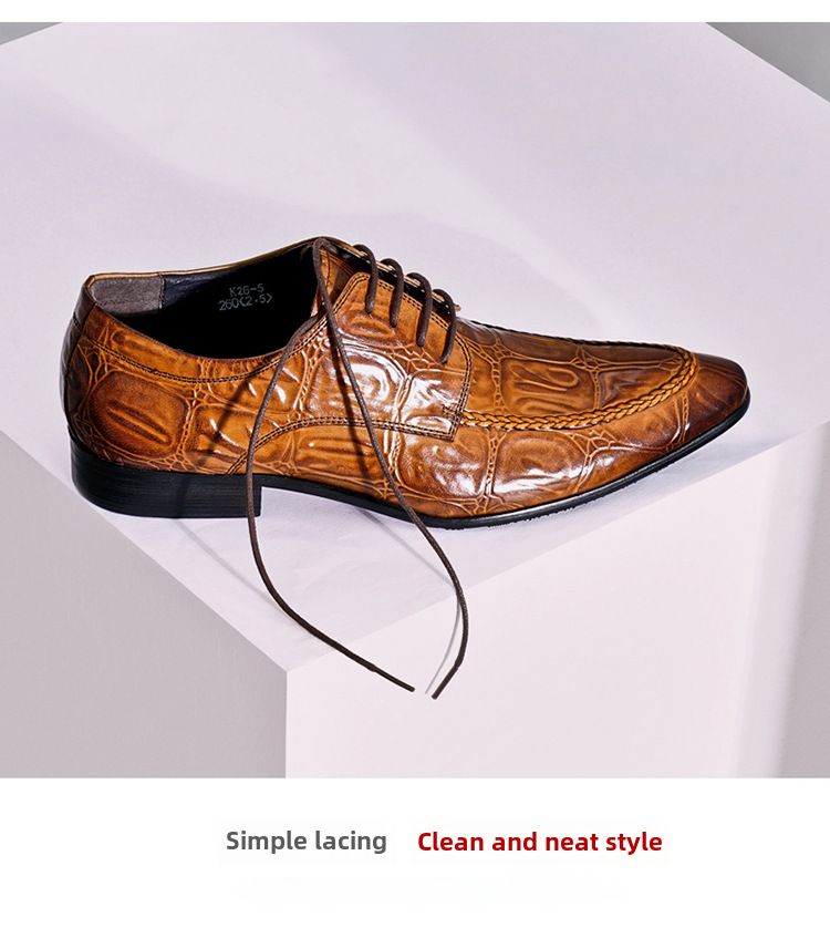 Business herren schuhe Britischen männer formale einzelne schuhe große größe schuhe rindsleder leder Derby einzelne schuhe_voghion.com