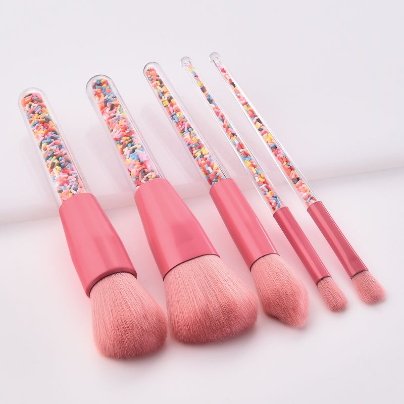 5 pennelli per trucco caramelle, pennello per cipria, pennello per fiamma, set di strumenti di bellezza_voghion.com