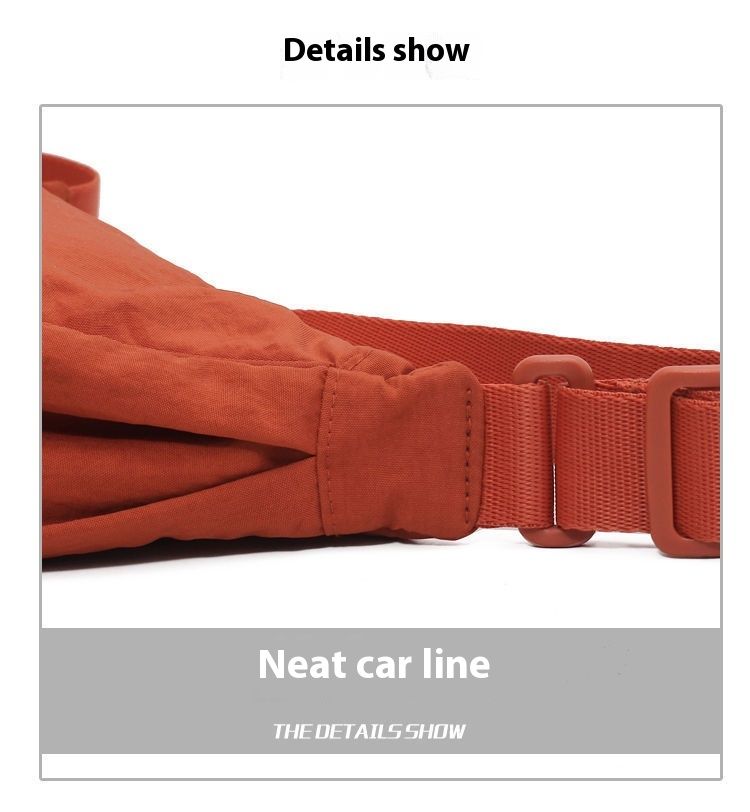 Borsa a tracolla da donna, borsa a tracolla diagonale, borsa a tracolla, borsa per senzatetto, borsa a forma di mezzaluna in nylon regolabile, perfetta per lo shopping, il lavoro, l'uso quotidiano, regali_voghion.com
