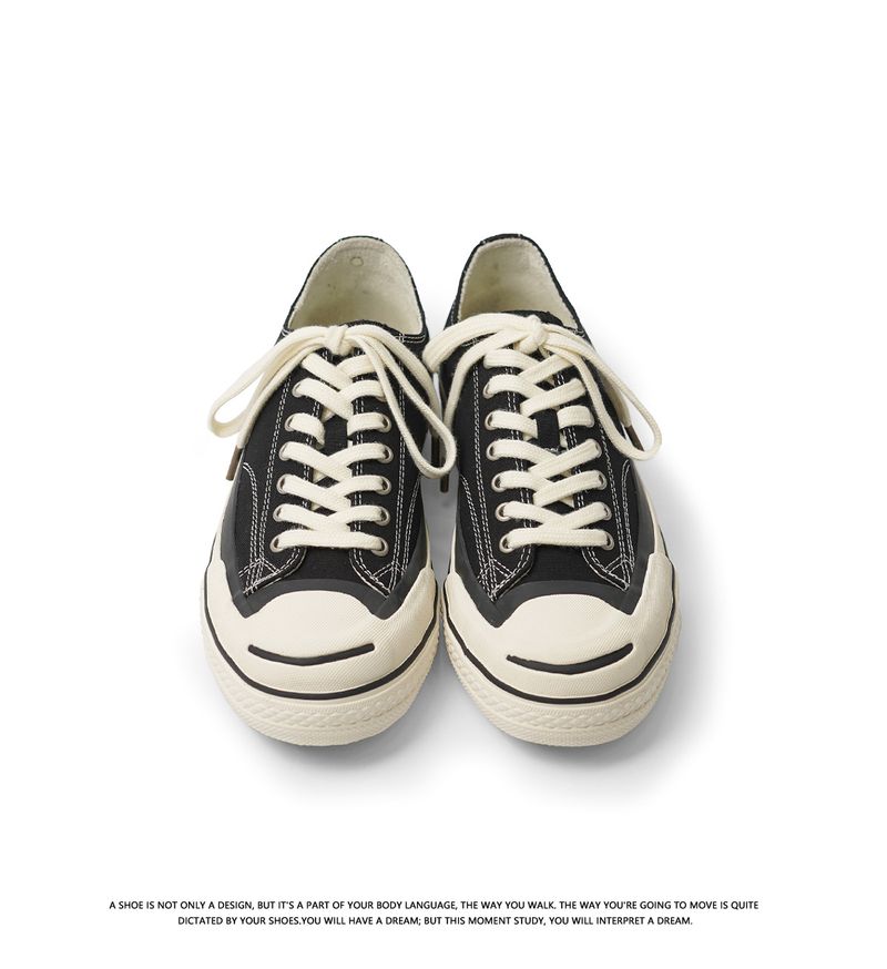 2024 novos sapatos brancos masculinos e femininos com sola grossa e respirável, lona com aumento de altura e cano baixo, da moda, japoneses e_voghion.com