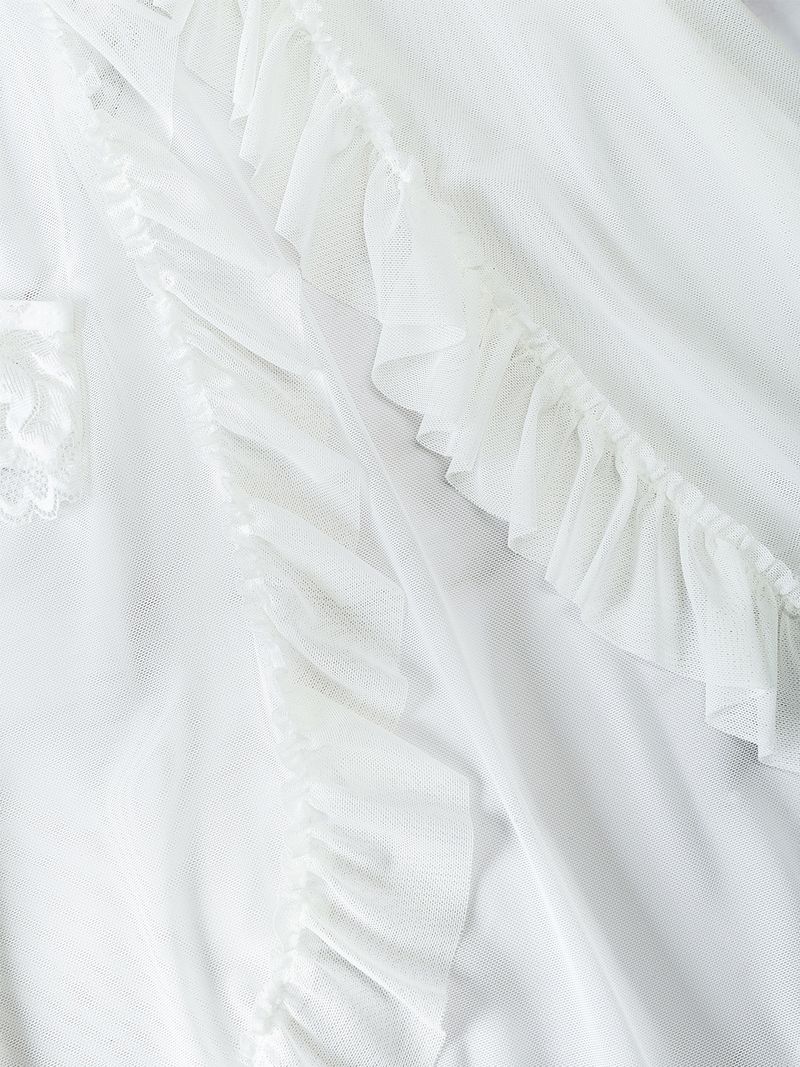 Set sexy e seducente con fiocco in pizzo e abito da bambola in prospettiva, abito pigiama molto venduto_voghion.com