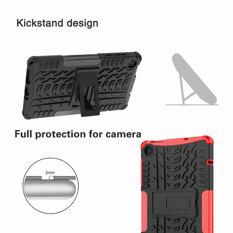 Für Lenovo Tab M8 4th Gen TB300FU/XU 8,0" Rüstung fall TPU + PC Stand Abdeckung coque für Lenovo M8 4th Generation ZABW0031JP ZABX0030JP_voghion.com
