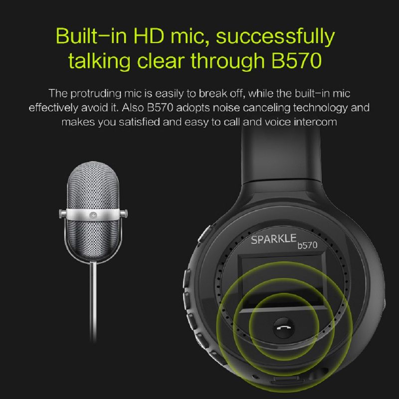 Cuffie wireless radio over-ear compatibili con Bluetooth, auricolari stereo per computer e telefono, supporto audio FM._voghion.com