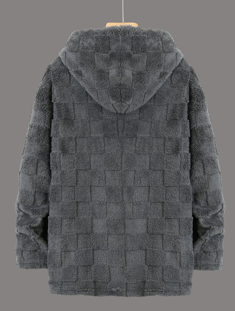 Felpa con cappuccio in pile spesso da uomo, nuova, invernale, casual, alla moda, con cerniera_voghion.com