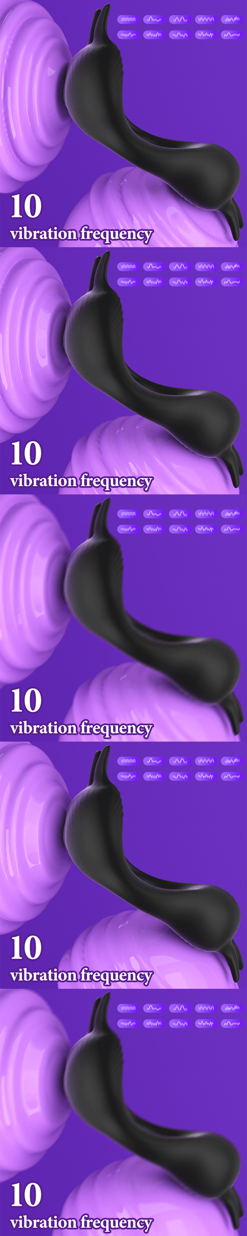 Wireless Remote Control Ring Vibrator Stimulate Women Clitoris Massage Delay Ejaculation Erection Vibrating Ring Shop_voghion.com