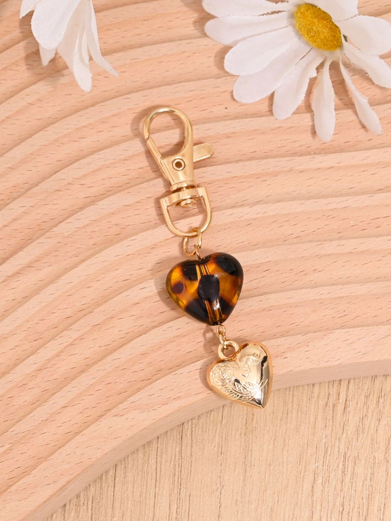 Porte-clés avec pompon et nœud papillon imprimé léopard, nouvelle mode, mignon, pendentif pour sac_voghion.com