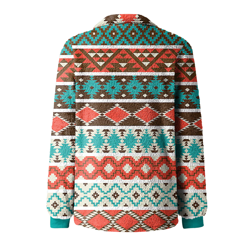 2021 Autumn/Winter New Men's Checkered Double sided Cardigan Sweater Fashion Plush jacket_voghion.com