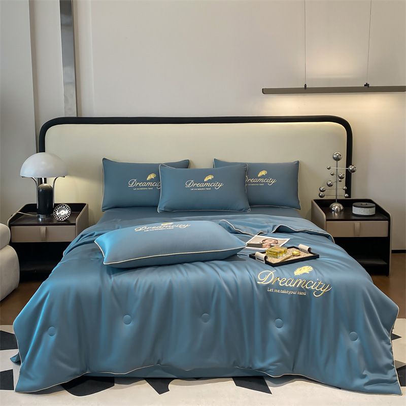 1 KOM Periva jednostavna ledeno svilenkasta deka - Hot Sleeper prozračna deka za klima uređaj za spavanje lagana, udobna_voghion.com