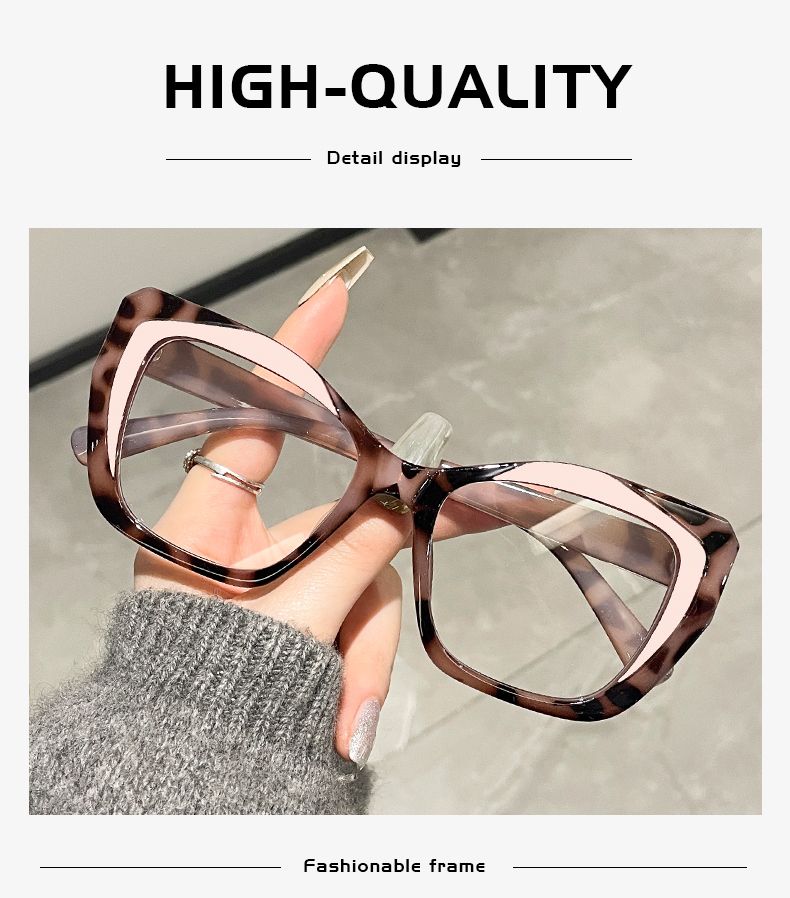 Fashion Tr90 Eyeglasses Women Anti Blue Light Computer Eyewear Ladies Stylish Designer Frames For Prescription Glasses 2024 New_voghion.com