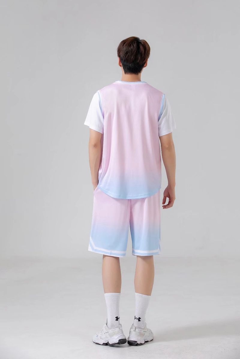 Taobao Short sleeved Basketball Suit Set for College Students Competition Jersey Men's and Women's Printed Team Uniform_voghion.com