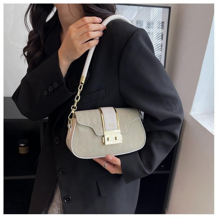 Borsa da donna di fascia alta Borsa a tracolla sotto le ascelle con tracolla a tracolla autunno inverno alla moda e piccola_voghion.com
