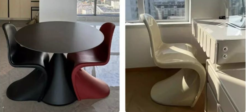 Duoduo Nordic Home Modern Plastic Dining Ins Style Negotiation Internet Celebrity Rückenlehnenstuhl Langlebiger Make-up-Hocker_voghion.com
