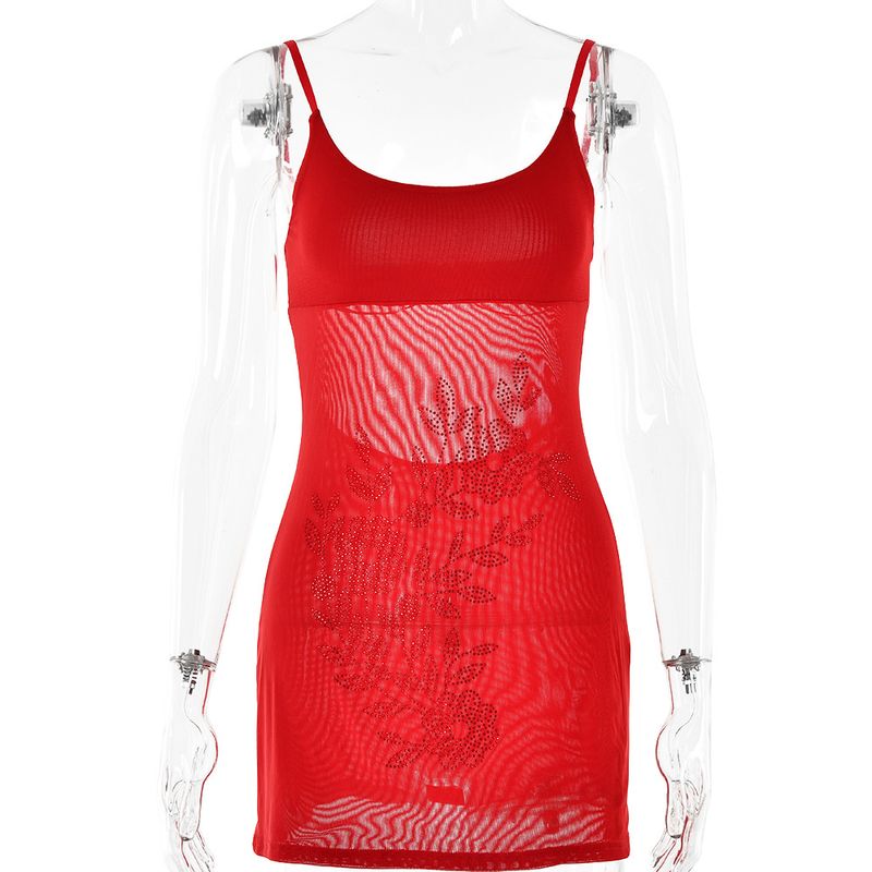 Animal Print Sleeveless Round Neck Midi Summer Affordable Button Zipper Printed Solid Comfortable Wrinkle Gown Outfit_voghion.com