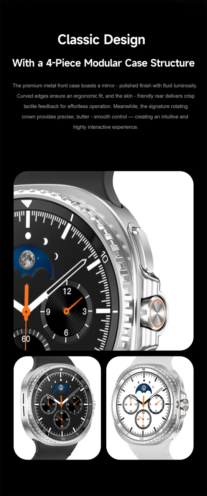 8 Classic Smart Watch Men HD AMOLED Screen GPS Motion Trajectory Heart Rate Bluetooth Call 1.53 SmartWatch New_voghion.com