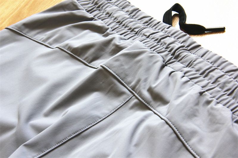 Summer New Ice Silk Stretch Draping Air Conditioning Men's Thin Quick-drying Sports Pants Solid Color Casual Trousers_voghion.com