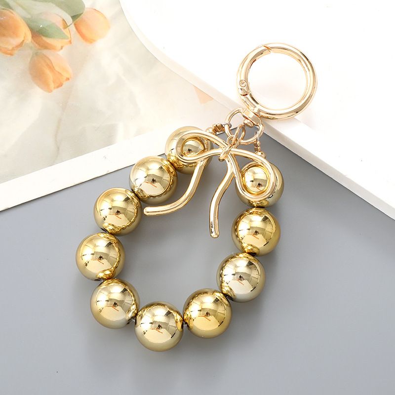 INS Korean Jewelry New Pearl Chain Phone Car Keychain Pendant Fashion Versatile Bag Decoration Ornament_voghion.com