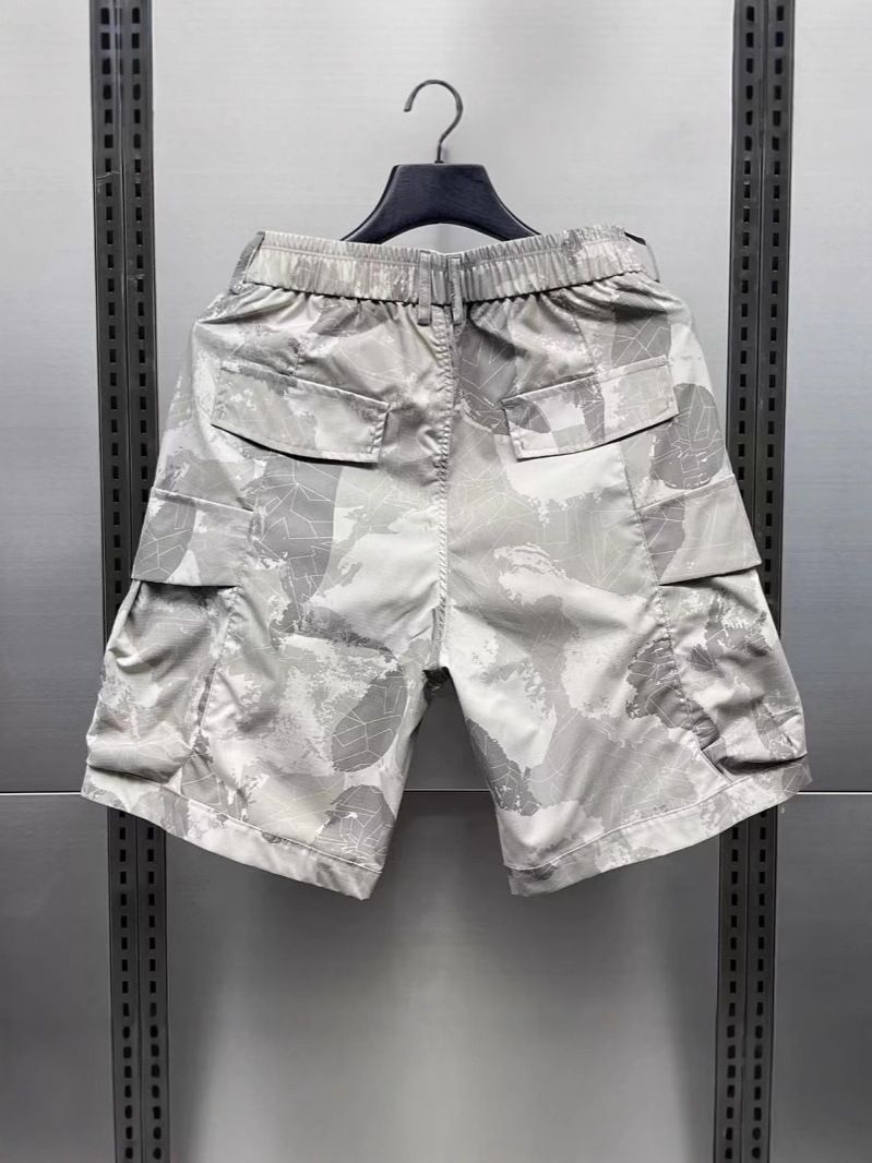 Unbeatable Quality Workwear Casual Shorts Men's Summer Trendy Brand Loose And Versatile Outdoor Sports Straight Leg Five Quarter Pants_voghion.com