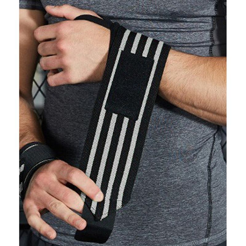 Elastic Compression Weightlifting Sports Wristband Wrap Wrist Support Anti-Sprain For Men And Women_voghion.com