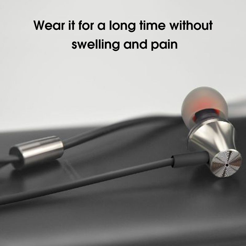 Wired Earphone Line Control L-shaped Plug Type-C/3.5mm Mega Bass In-ear Sports Earbud for Phone_voghion.com