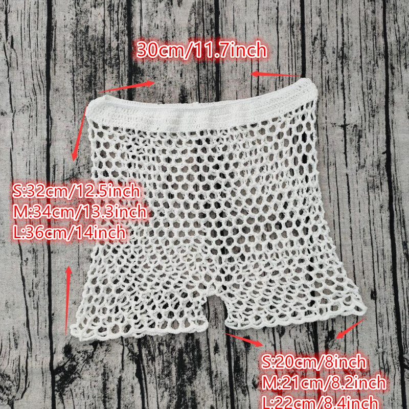 Handgjorda handgjorda virkade bikinibaddräktsbyxor för dammode_voghion.com