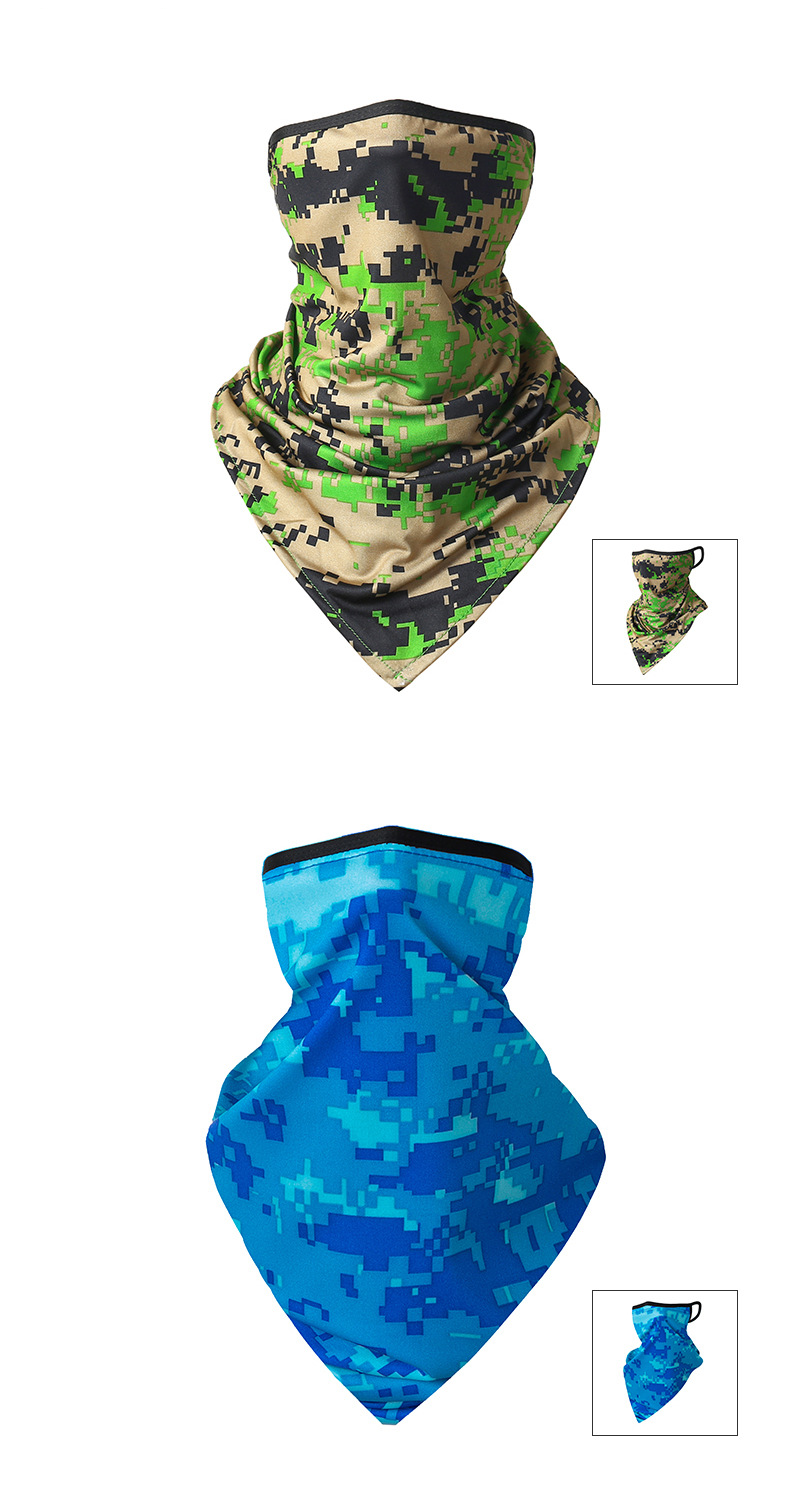 Summer ice silk hanging ear triangle towel mask quick drying breathable outdoor riding sunscreen biker multifunctional magic scarf_voghion.com