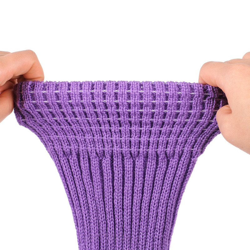 Unisex Verlängerte Woll-Beinstulpen (80 cm) Damen-Florsocken, gestrickte Woll-Beinstulpen, Ballett-Yoga-Fußwärmer_voghion.com