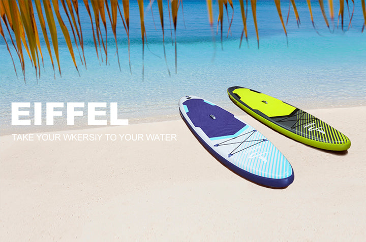 WKERSIY Paddle Board Surfboard Stand 11ft Grey Inflatable SUP Board All-Water Performance Series Neutral-Tone Versatility Pro-Grade Durability_voghion.com