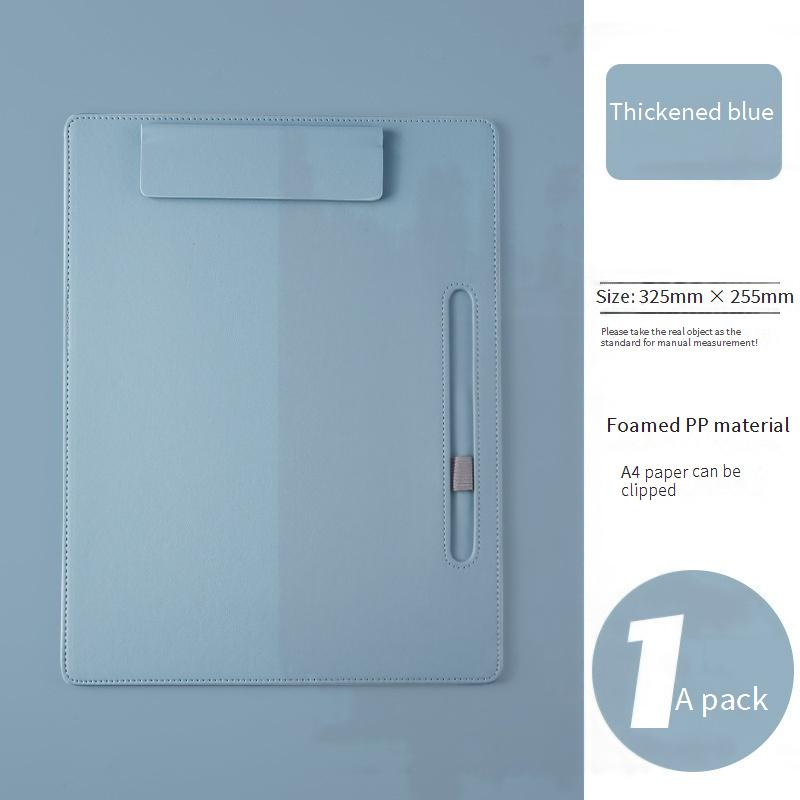 Tableau d'écriture professionnel A4 avec porte-stylo – Idéal pour les étudiants, le bureau et les réunions d'affaires – Option de logo personnalisable_voghion.com