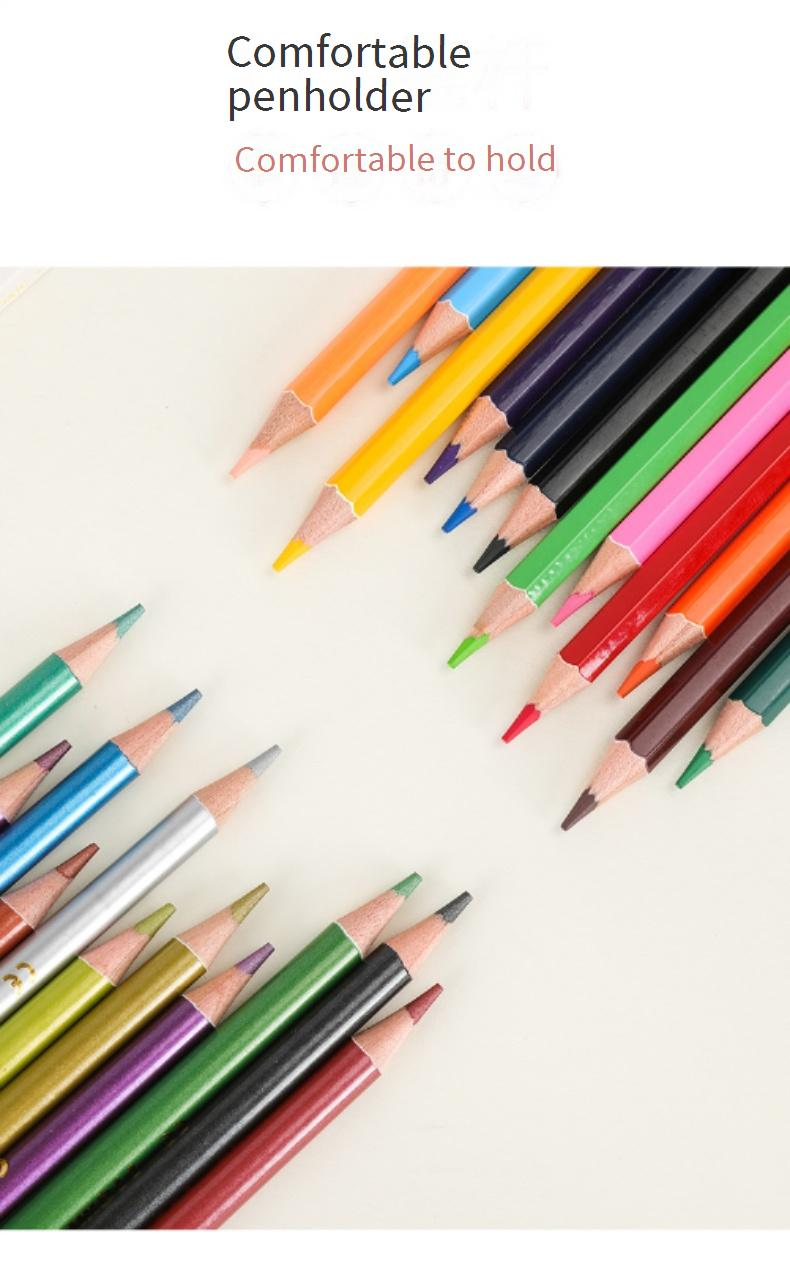Set di 12 matite acquerellabili colorate, materiali artistici vivaci e sfumabili per bambini e adulti, matite esagonali in legno di alta qualità per schizzi_voghion.com
