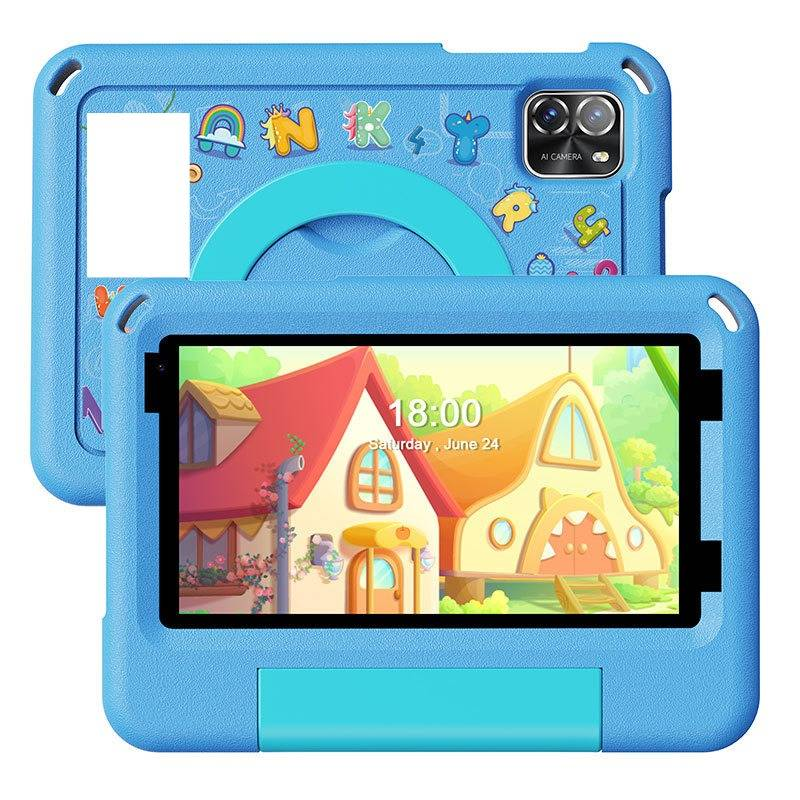 KONALET B7Kids 7-inch Octa-Core Kids Tablet With Shockproof Case, 8GB RAM + 64GB ROM, WiFi, Dual Camera, Lightweight & Educational_voghion.com