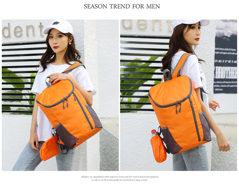 New backpack with large capacity, foldable lightweight and waterproof outdoor bag, travel sports backpack_voghion.com