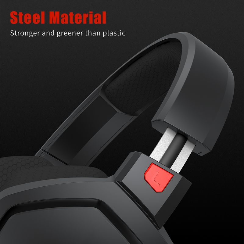 NUBWO G06 2.4G Dual Wireless Headset 5ms Low Latency 7.1 Surround ENC Mic For PC PS4 PS5 Gaming Bluetooth Headphones_voghion.com