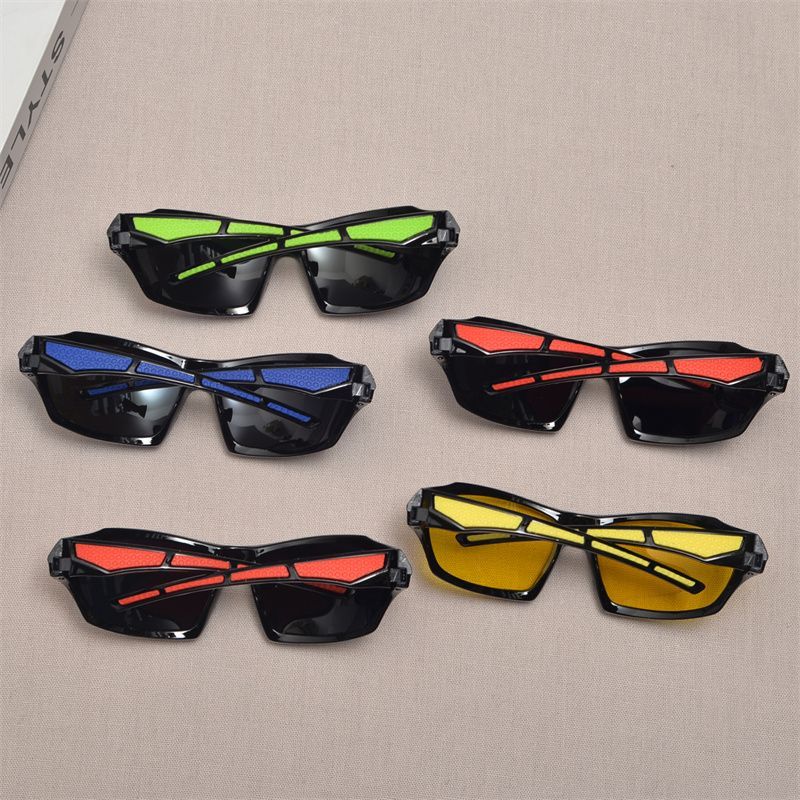 Y2k Millennium Style Future Technology Sense Polarized Color Changing Colorful Outdoor Sports Sunglasses_voghion.com