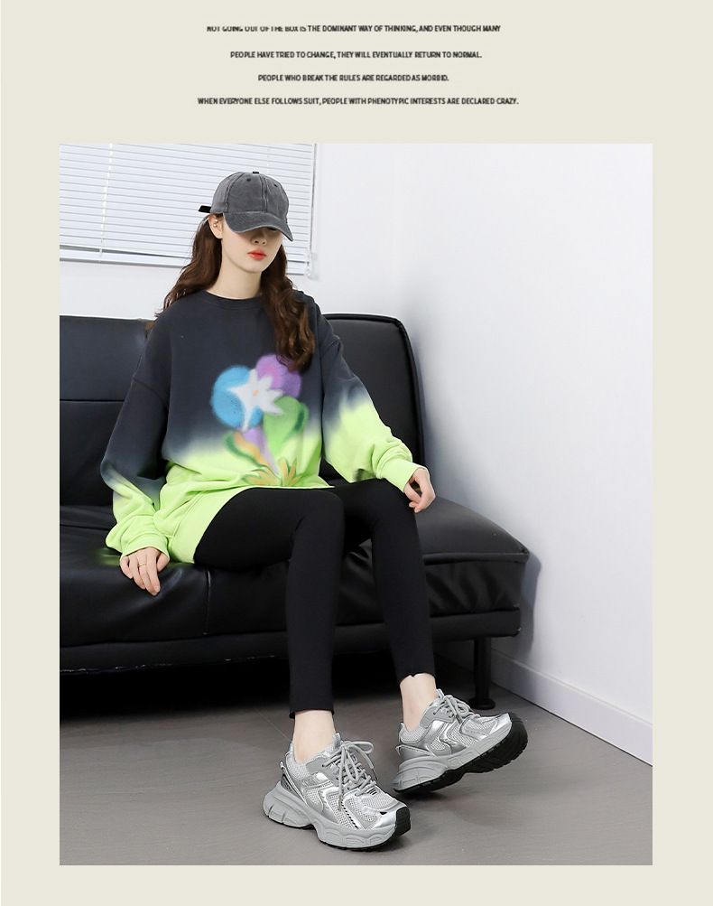 Sportschoenen Nieuwe hardloopschoenen Lichtgewicht Veelzijdige casual damesschoenen Lente Retro Dad-schoenen Dames_voghion.com